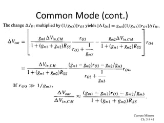 cmos Unit passive and active current mirrors 3 2023-24.ppt