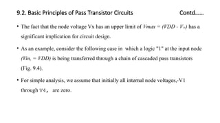 Advanced CMOS Transmission Gates and Dynamic Logic Circuits in VLSI ...