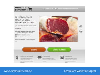 www.community.com.pe Consultora Marketing Digital
 