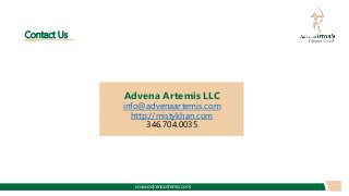 www.advenaartemis.com
Advena Artemis LLC
info@advenaartemis.com
http://mistykhan.com
346.704.0035
Contact Us
 