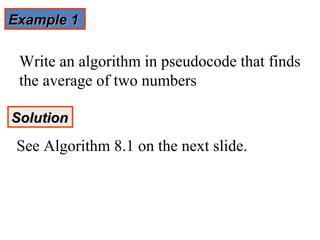 Cmp104 lec 7 algorithm and flowcharts | PPT