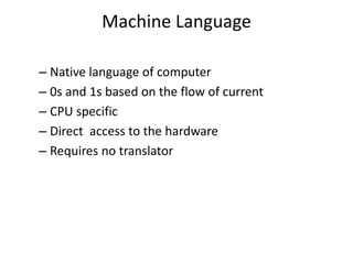 CMP 221.pptx computer science machine and assembly language | PPTX