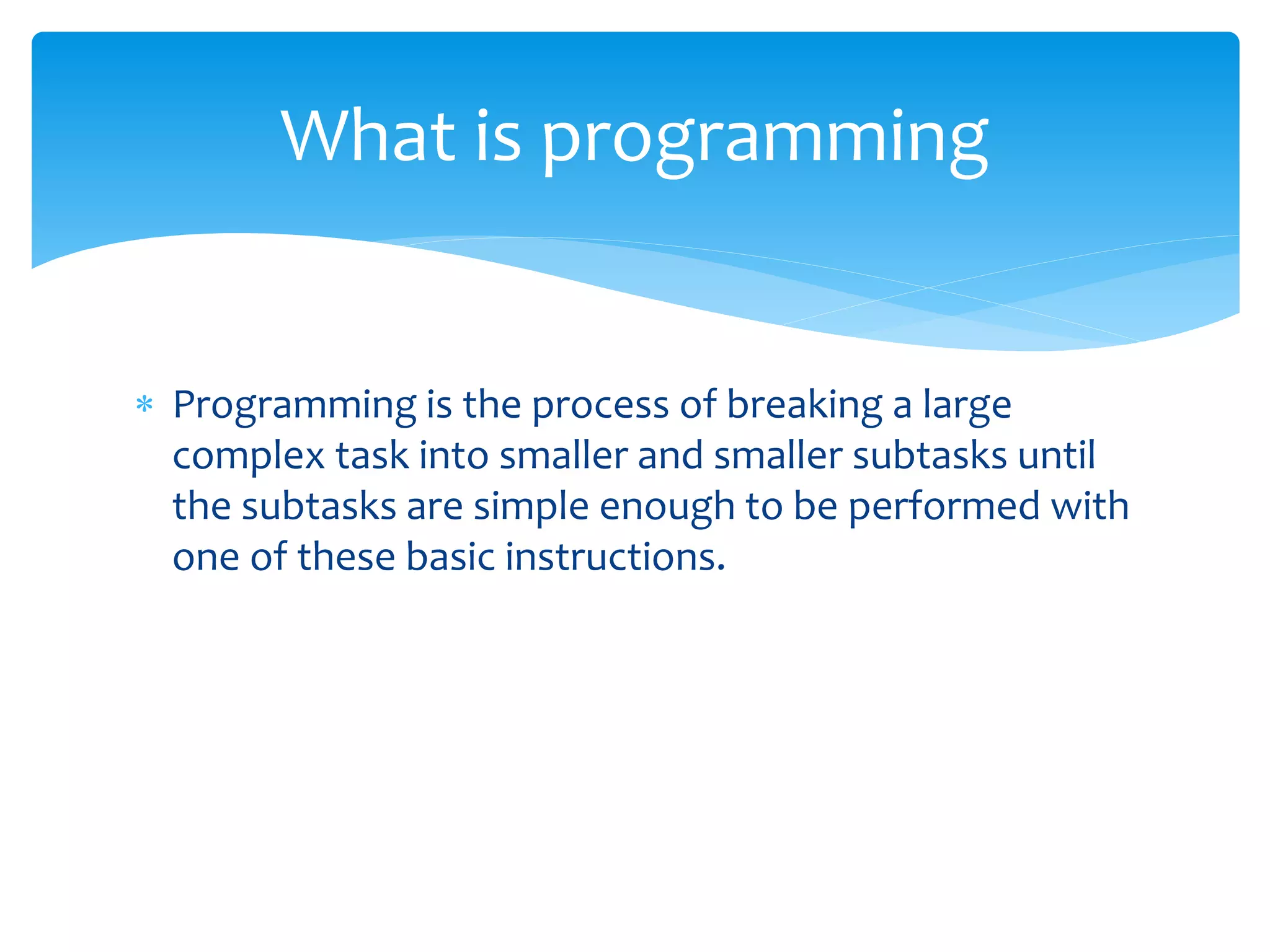 Cmp2412 programming principles | PPT
