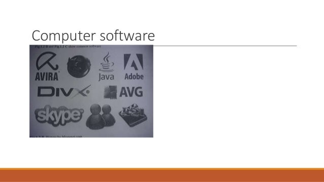 Computer software
 