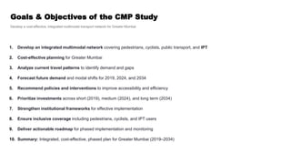 Comprehensive Mobility Plan for Greater Mumbai | PDF