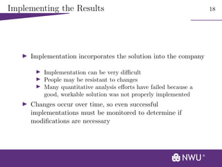 Quantitative Support Comprehensive Introduction to Decision Support Systems and Quantitative ...