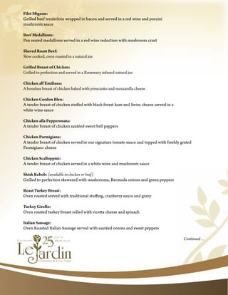 Cmp Menu Guide | PDF