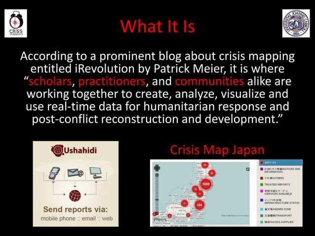 Crisis Mapping | PPT