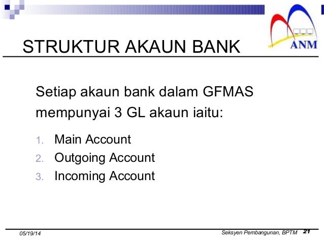 GFMAS - Cash Mgmt