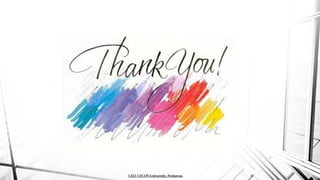 CED, CECOS University, Peshawar. 15
 