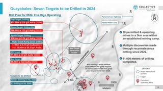 Guayabales: Seven Targets to be Drilled in 2024
9
10 permitted & operating
mines in a 3km area within
an established mining camp.
Multiple discoveries made
through reconnaissance
drilling since 2022.
91,000 meters of drilling
completed.
 