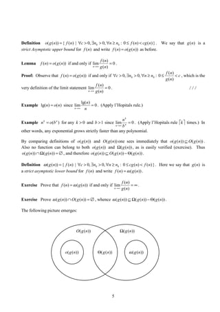 Asymptotic Growth of Functions | PDF