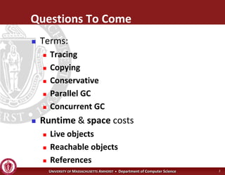 Operating Systems - Garbage Collection | PDF