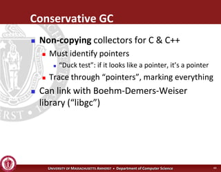 Operating Systems - Garbage Collection | PDF