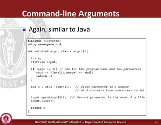 Operating Systems - Intro to C++ | PDF