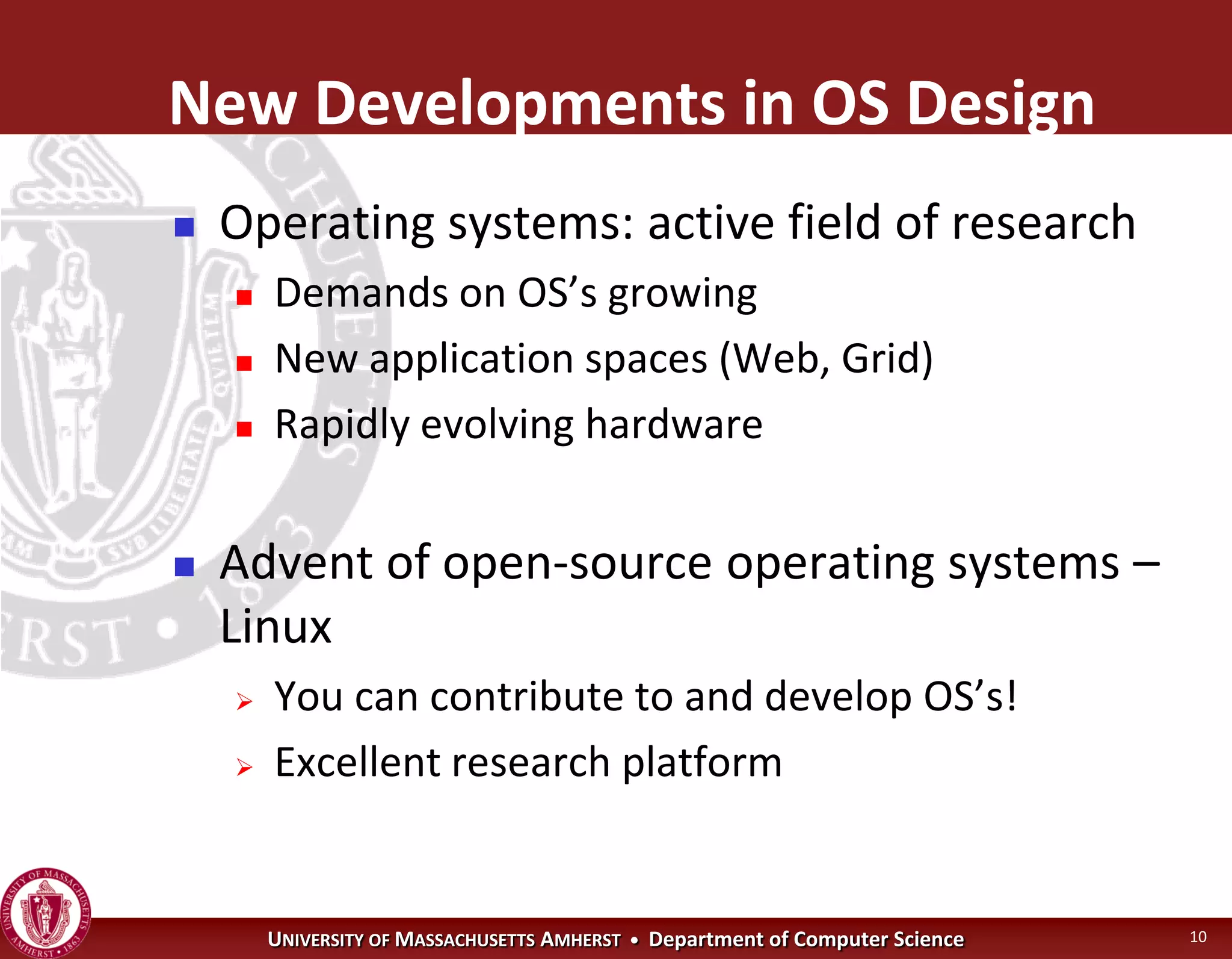 Operating Systems - Introduction