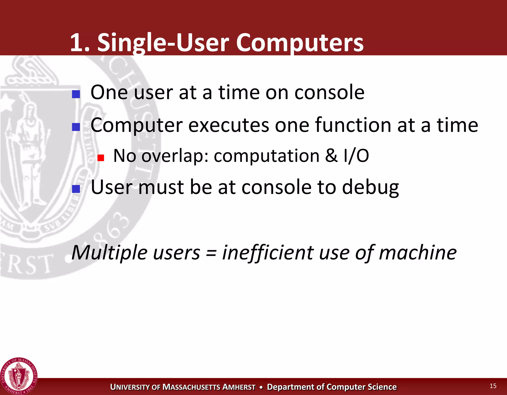 Operating Systems - Introduction