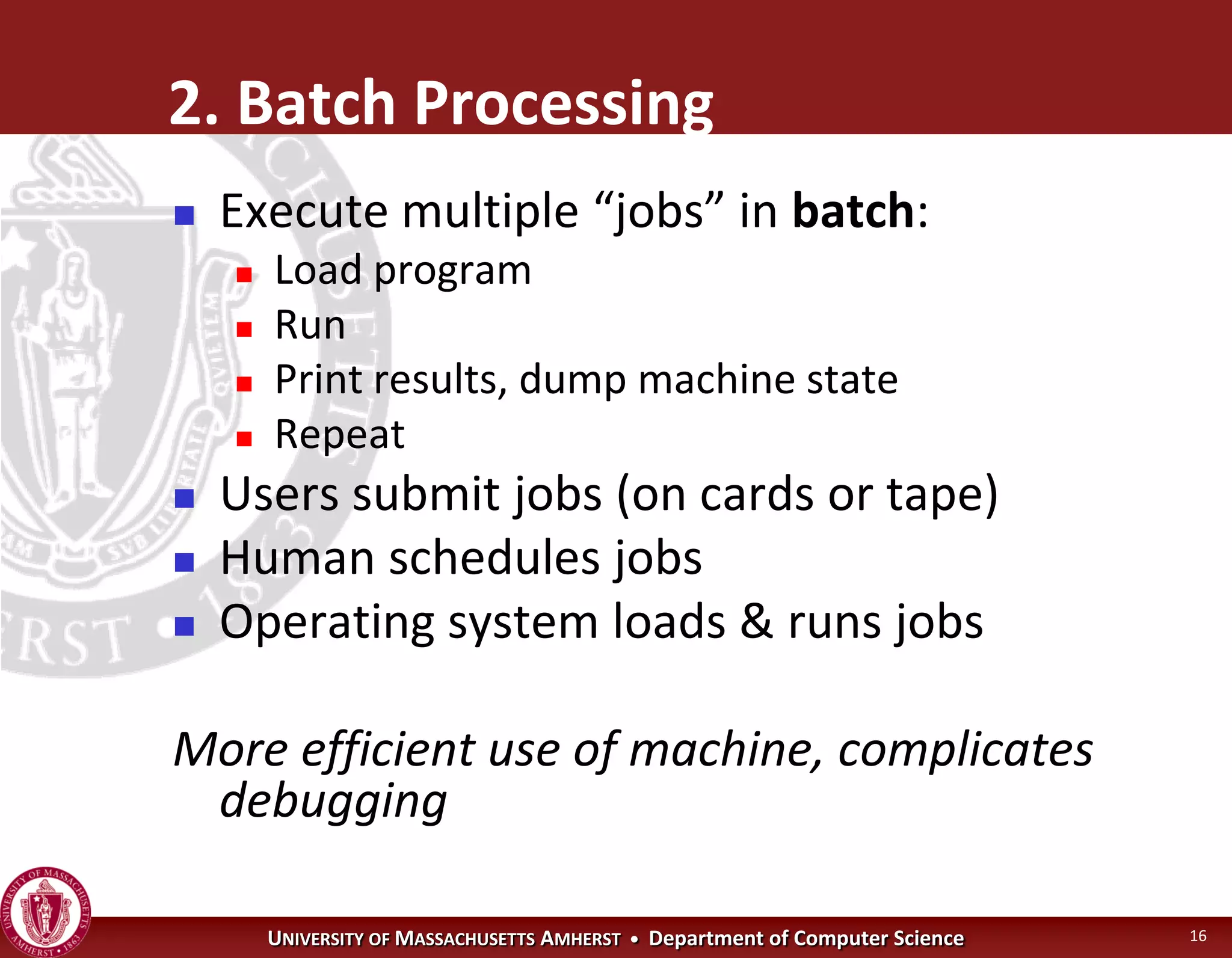 Operating Systems - Introduction