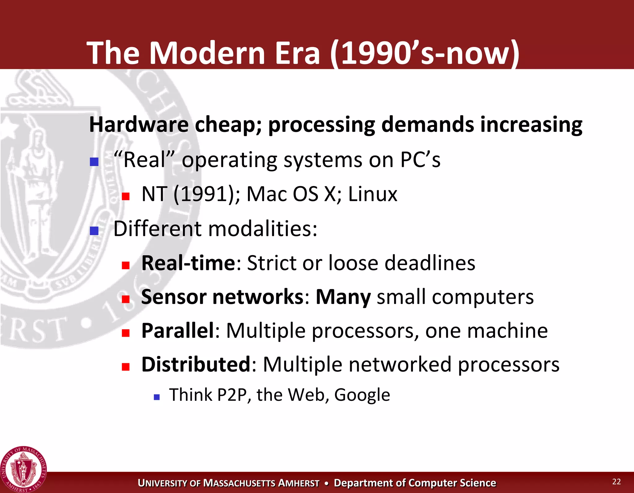 Operating Systems - Introduction