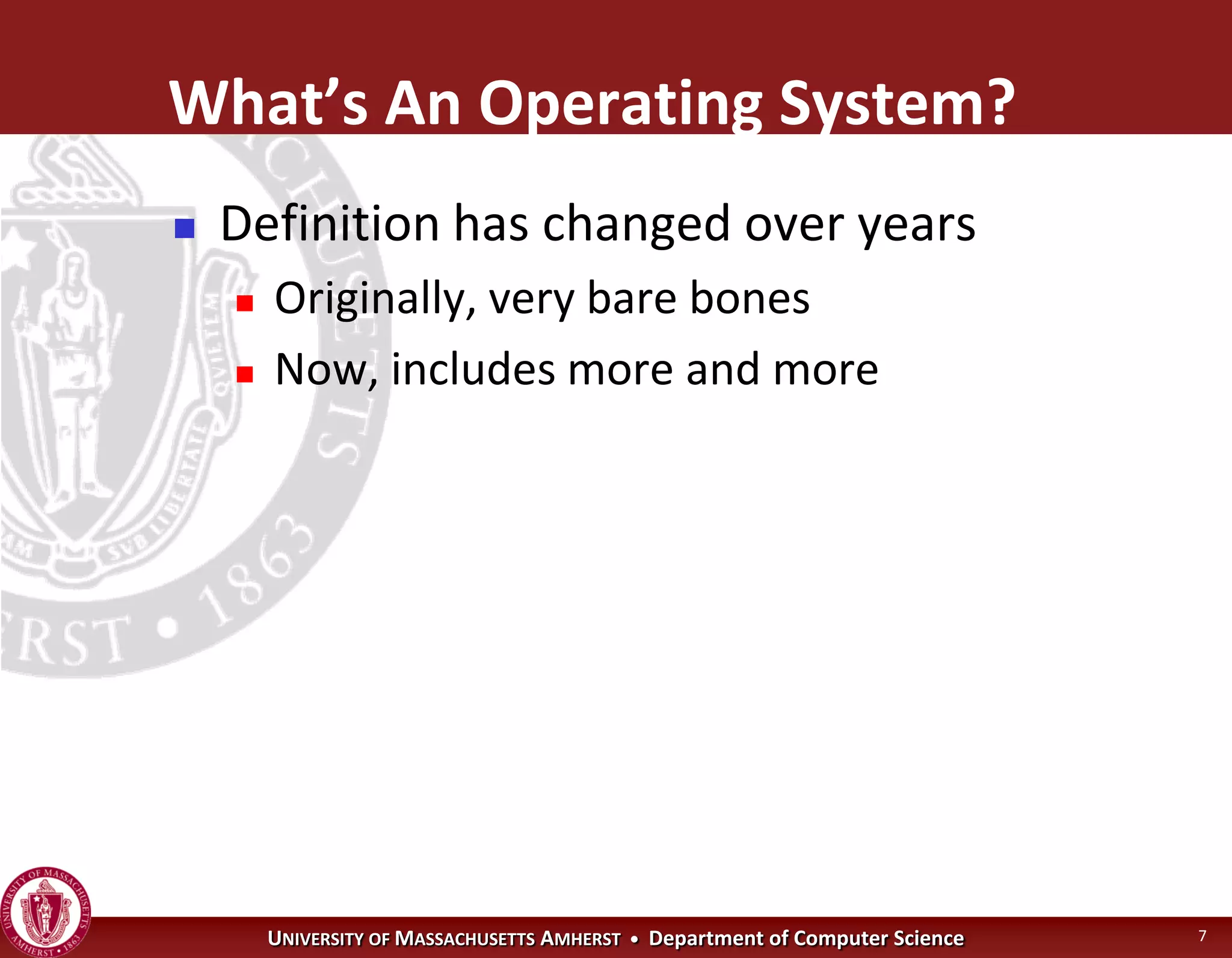 Operating Systems - Introduction