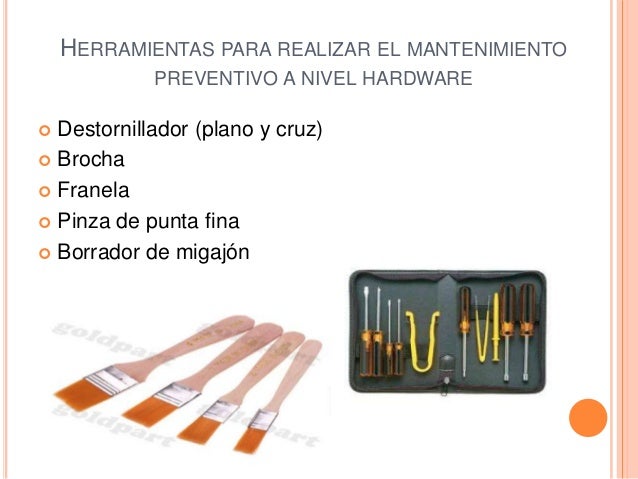 MANTENIMIENTO PREVENTIVO A NIVEL HARDWARE Y SOFTWARE
