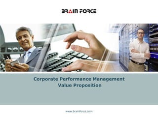Corporate Performance Management Value Proposition 