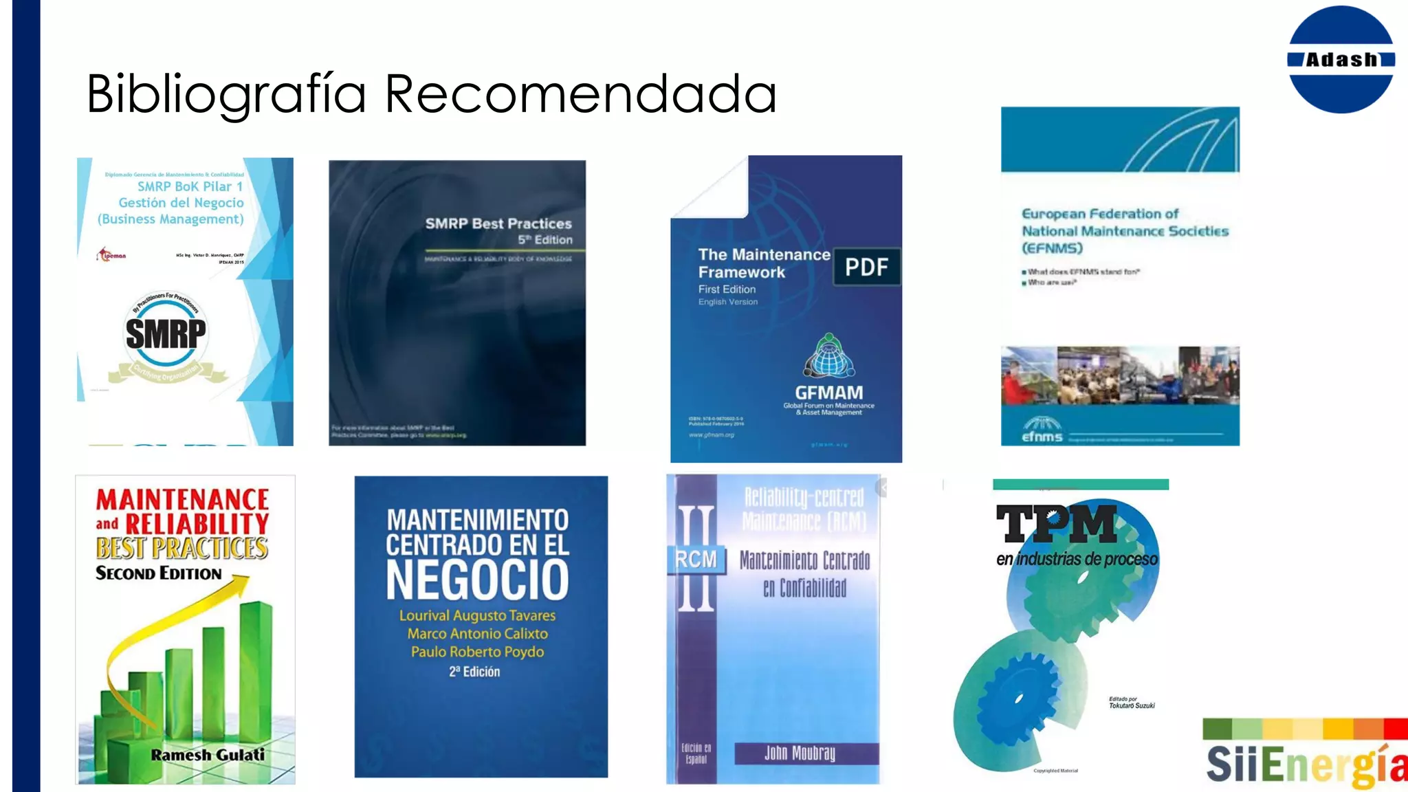 Bibliografía Recomendada
 