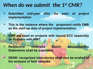 Compliance Monitoring report CMR presentation.ppt