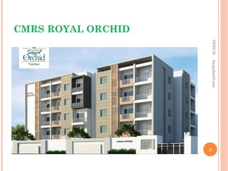CMRS ROYAL ORCHID
03/23/16
2
bangalore5.com
 