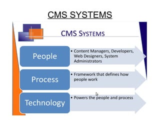 CMS SYSTEMS 
