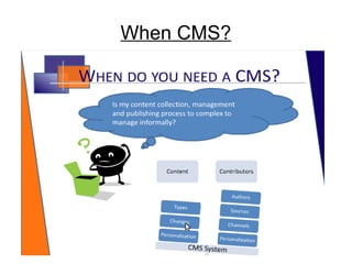 When CMS? 