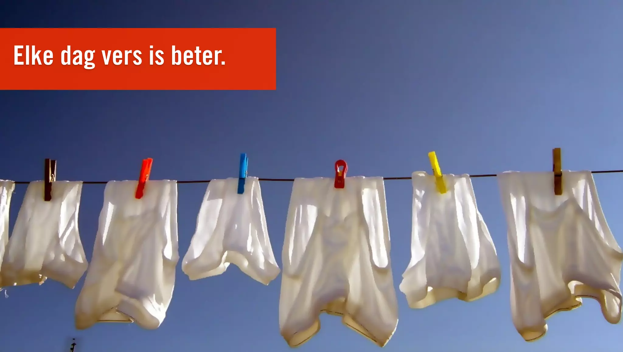 Elke dag vers is beter.
 