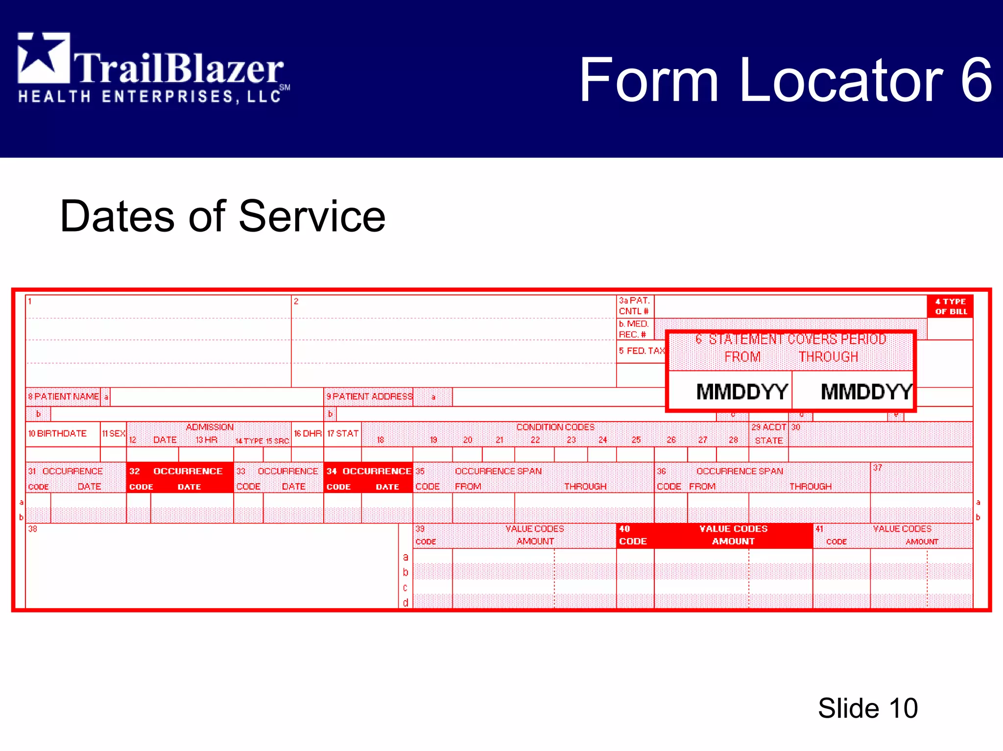 CMS 1450 (UB-04) - Overview