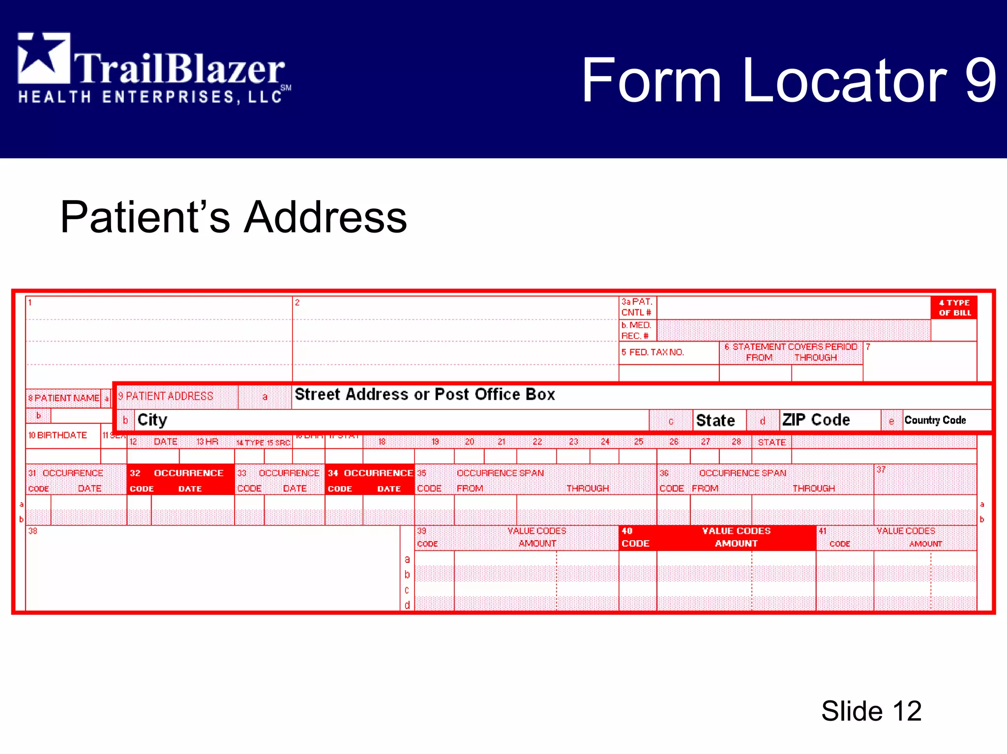 CMS 1450 (UB-04) - Overview