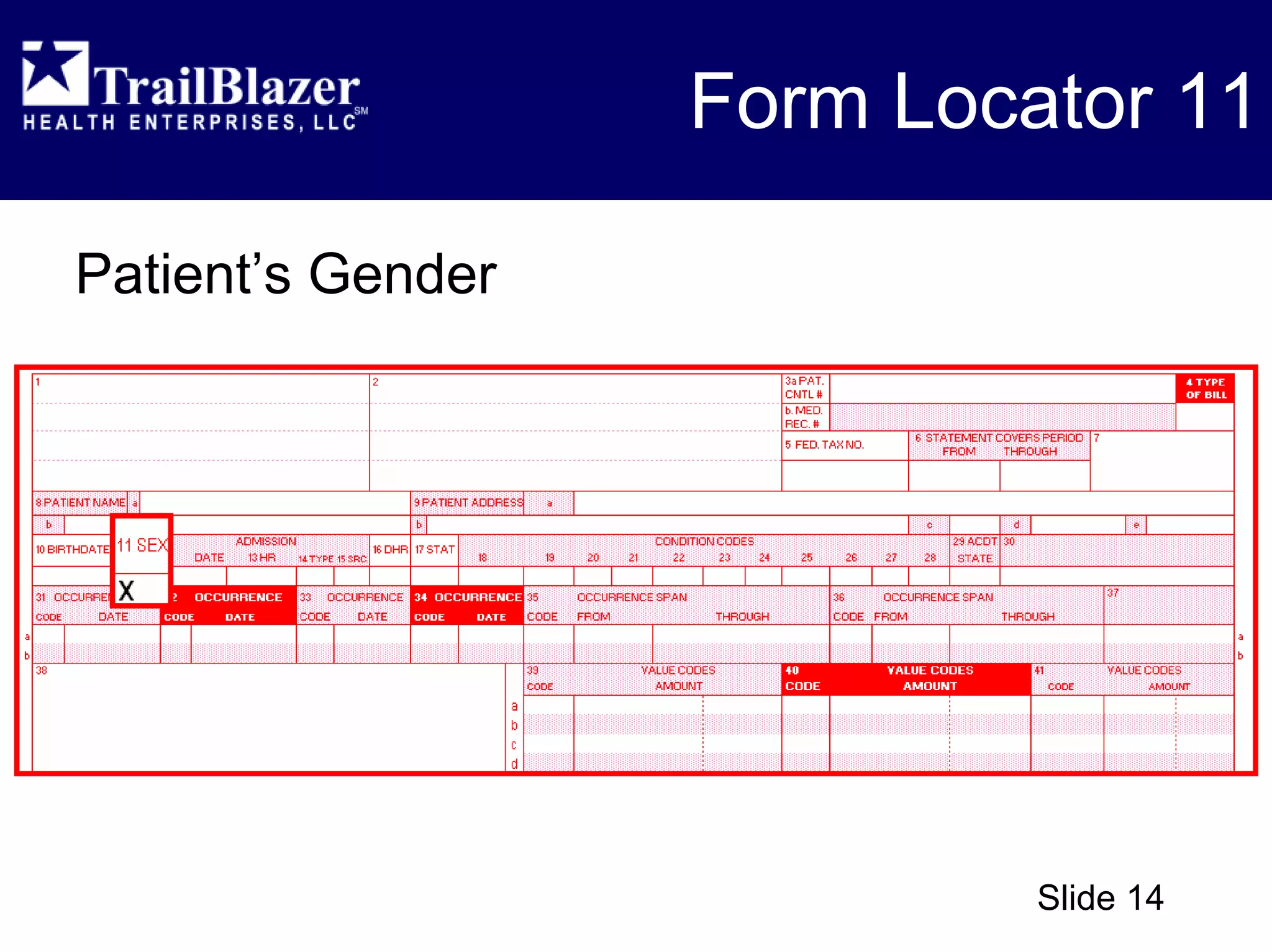 CMS 1450 (UB-04) - Overview