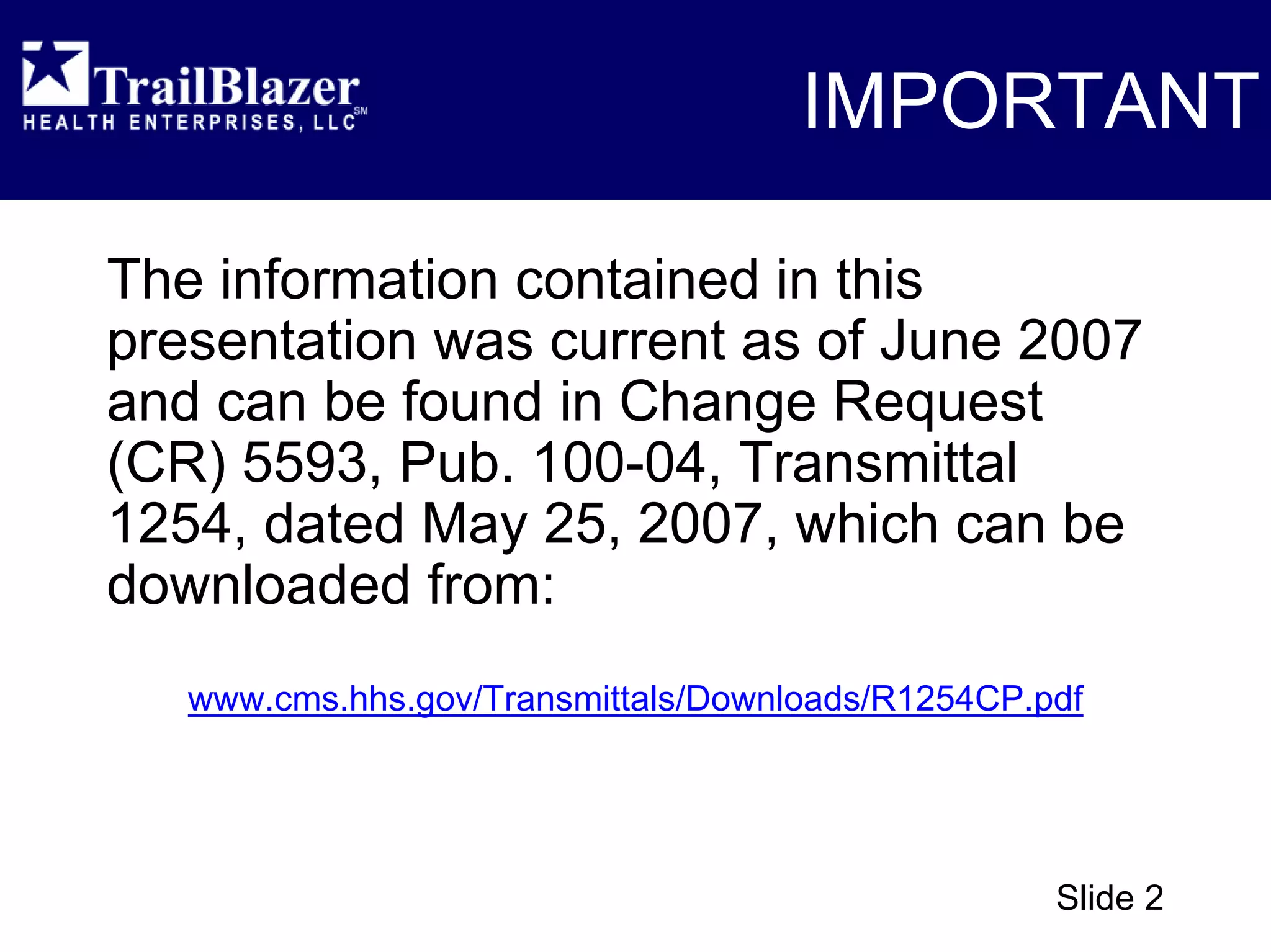 CMS 1450 (UB-04) - Overview