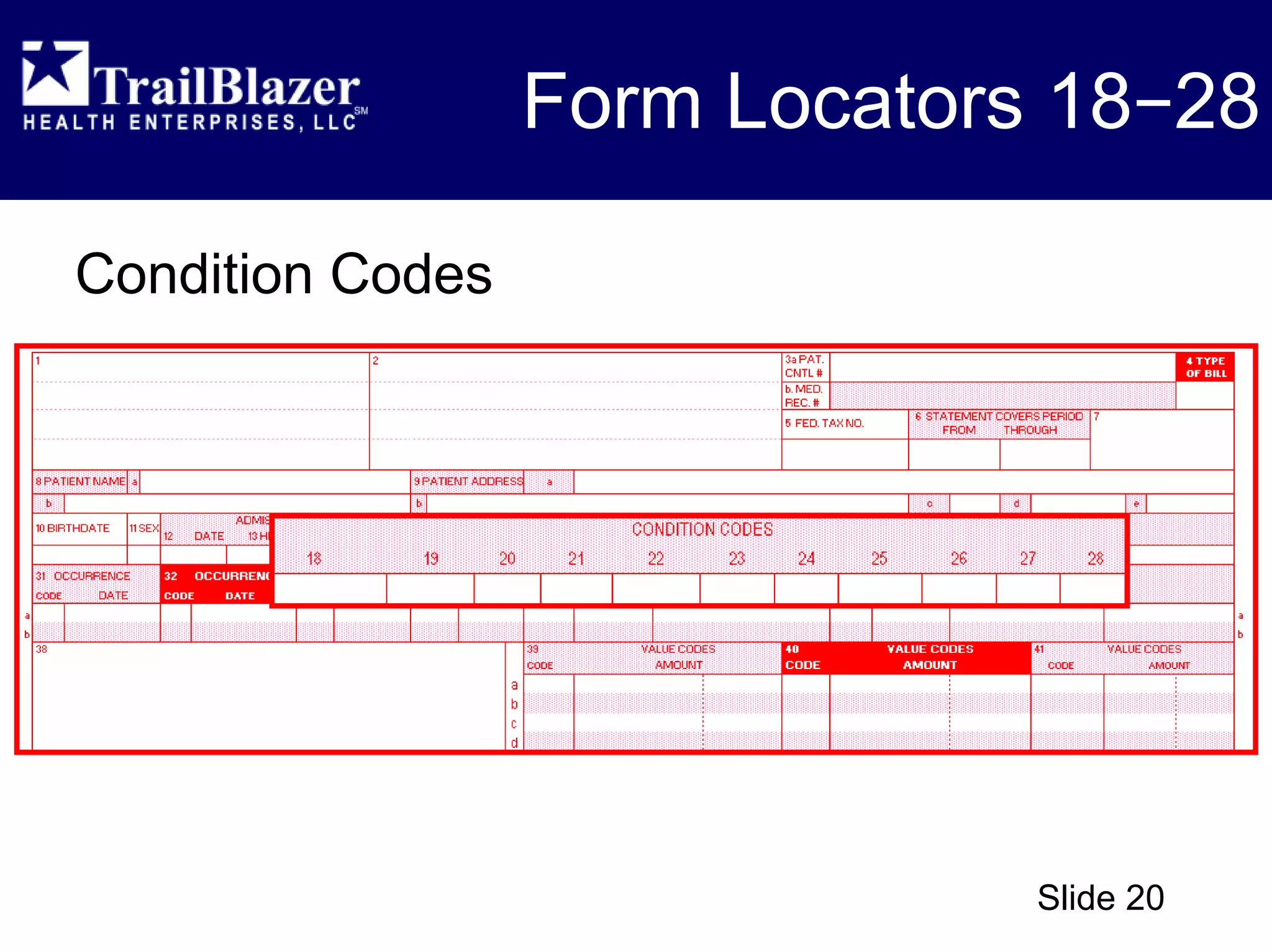 CMS 1450 (UB-04) - Overview