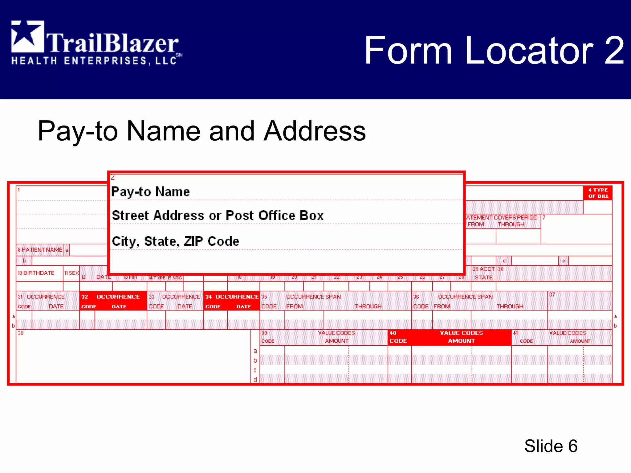 CMS 1450 (UB-04) - Overview