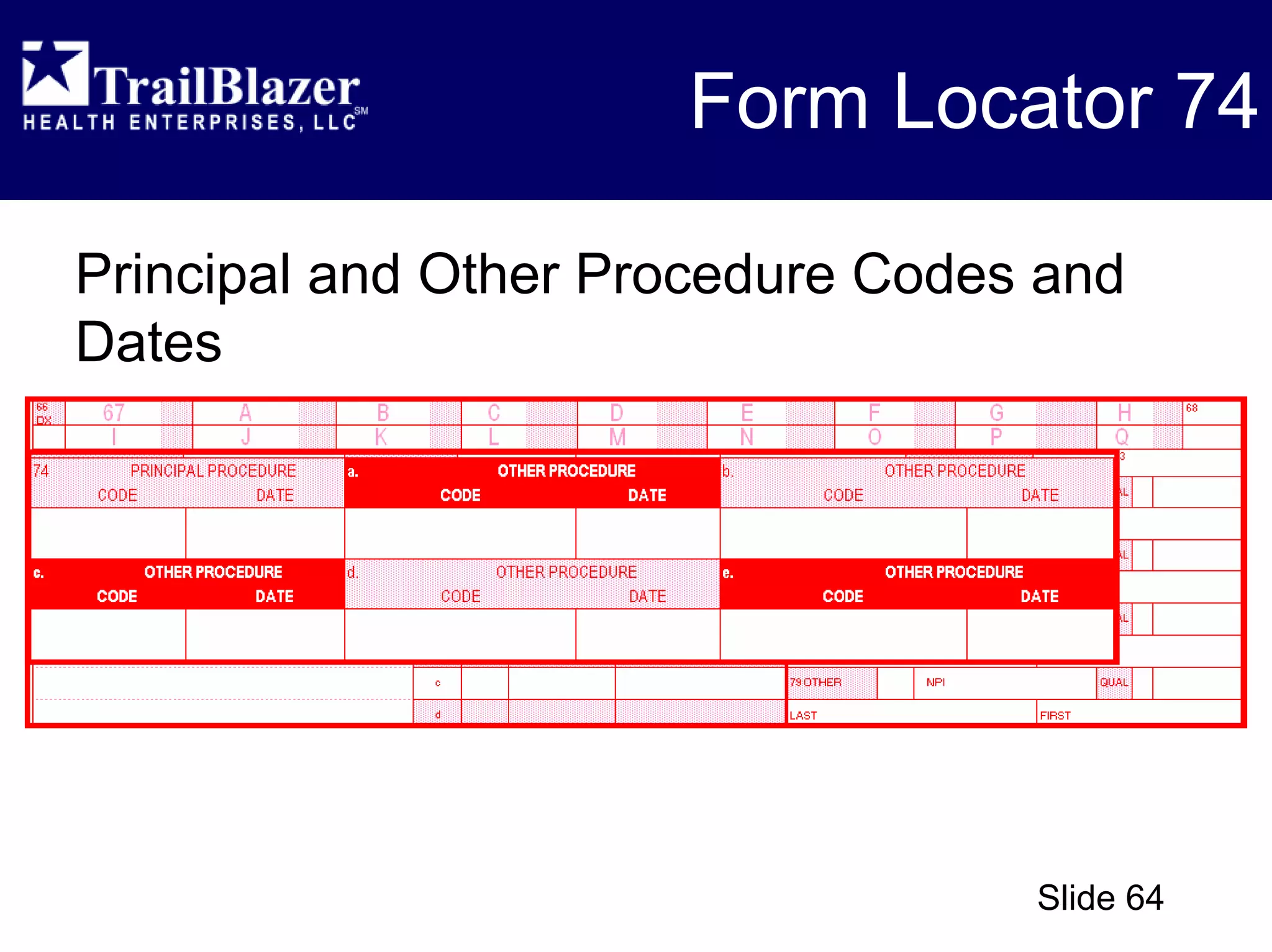 CMS 1450 (UB-04) - Overview