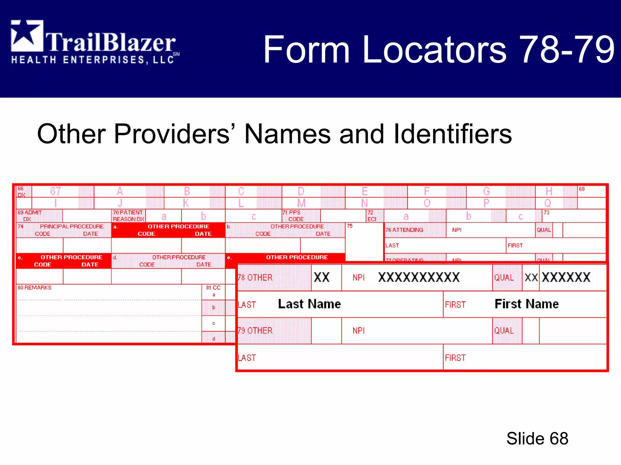 CMS 1450 (UB-04) - Overview
