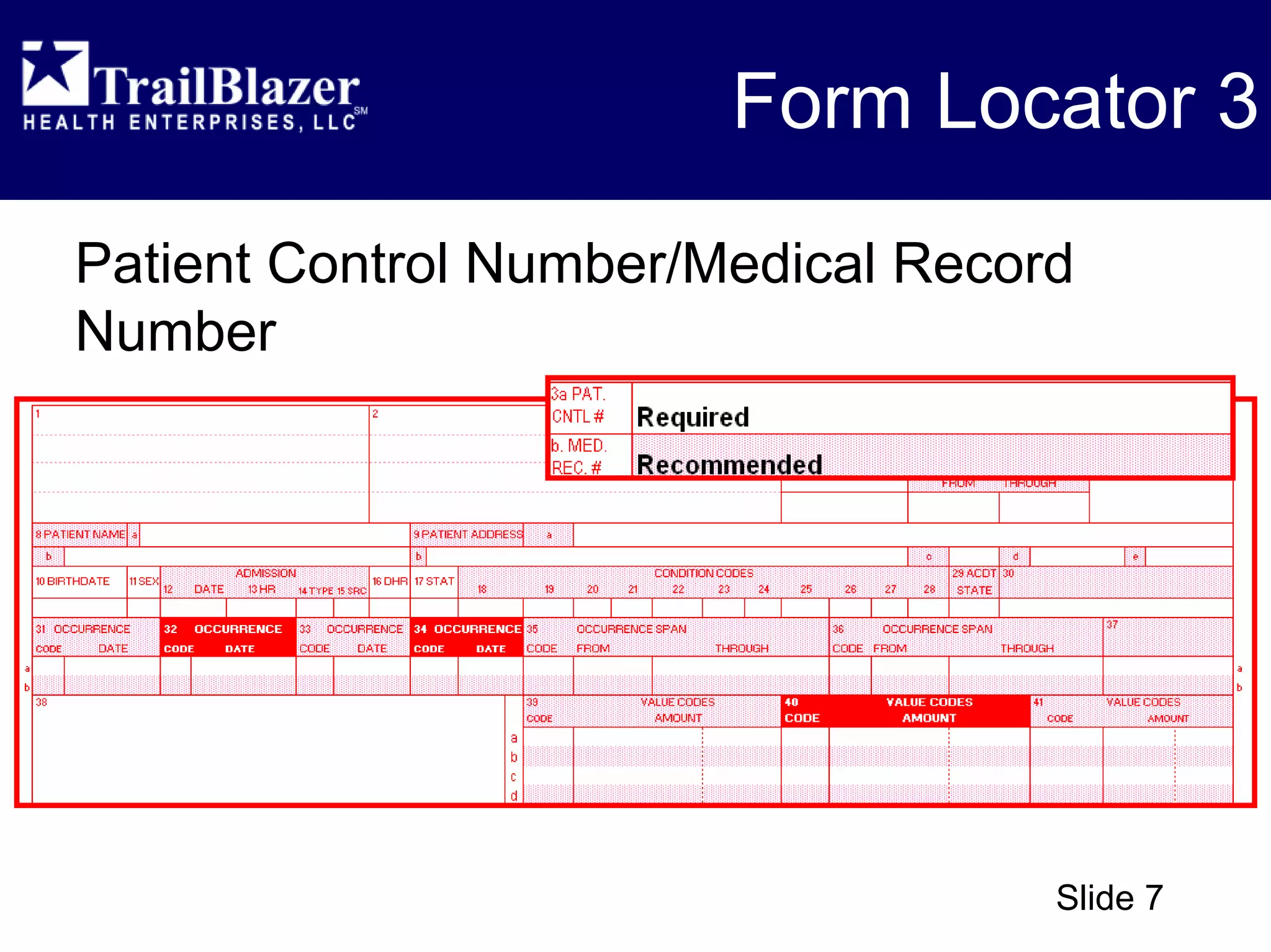CMS 1450 (UB-04) - Overview