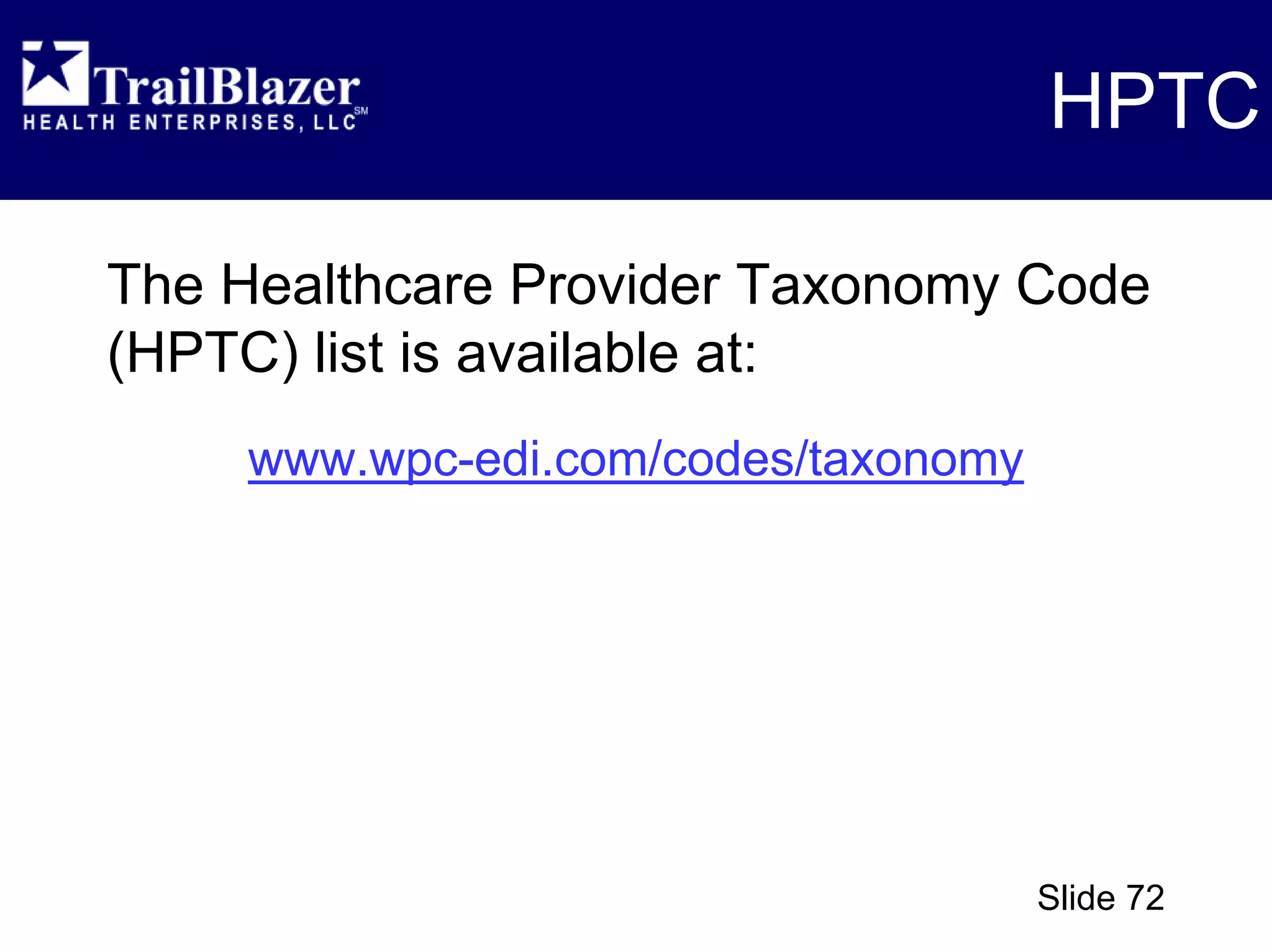 CMS 1450 (UB-04) - Overview