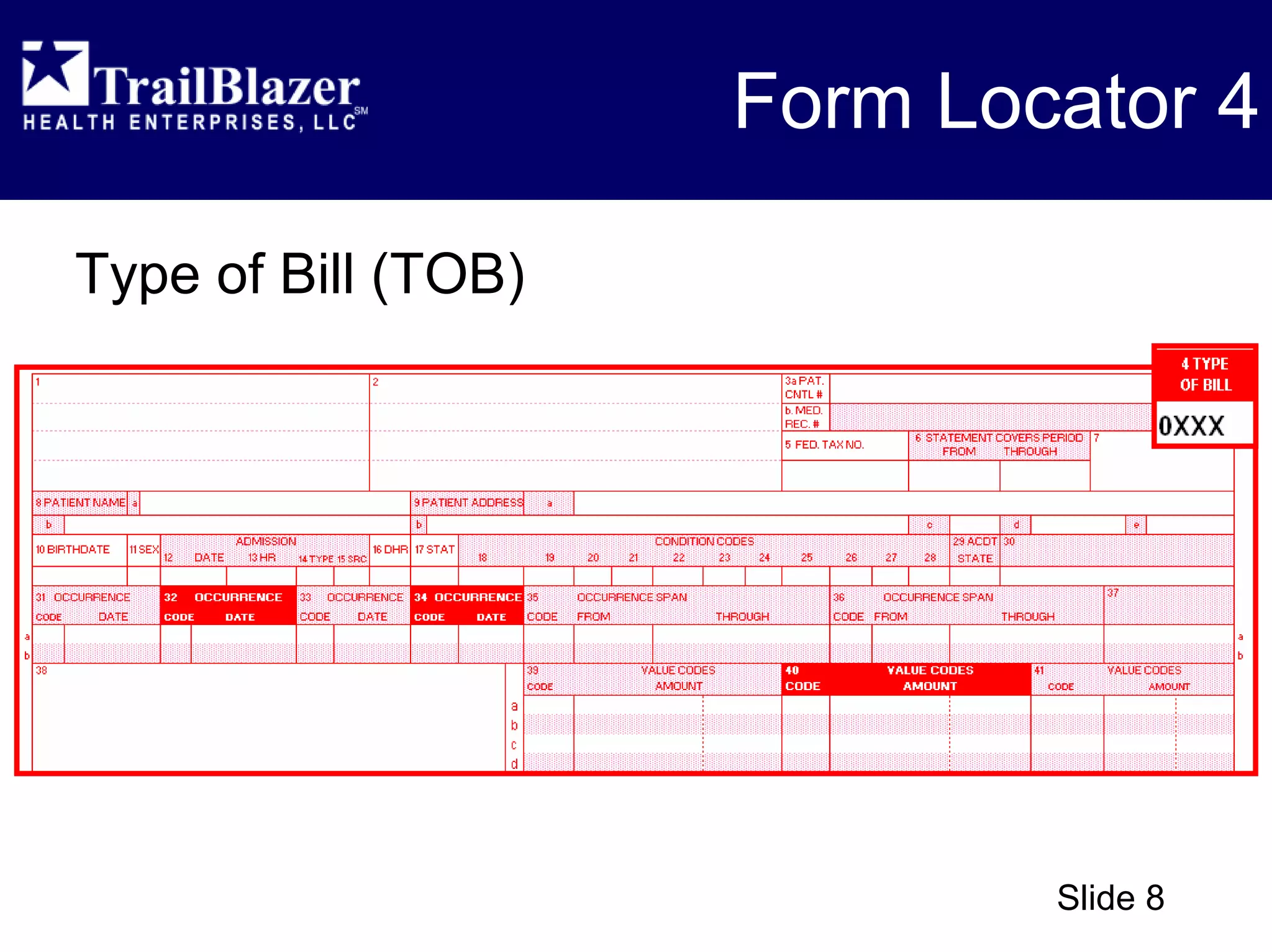 CMS 1450 (UB-04) - Overview