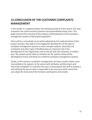 Complain Conclusion Example complaint Management System PHP & MySQL Project.pdf