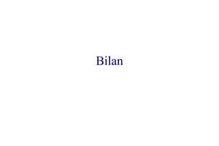 Bilan
 