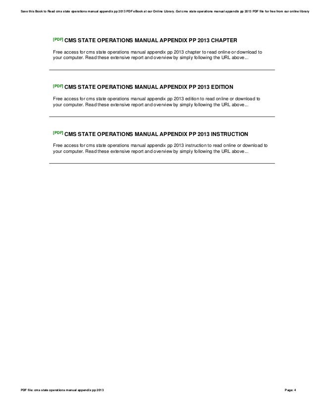 Cms stateoperationsmanualappendixpp2013