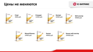 Цены не меняются
Старт
4900 руб.

Стандарт
12900 руб.

Малый бизнес
24900 руб.

Эксперт
34900 руб.

Бизнес
48900 руб.

Веб-кластер
99900 руб.

Бизнес веб-кластер
249900 руб.

 