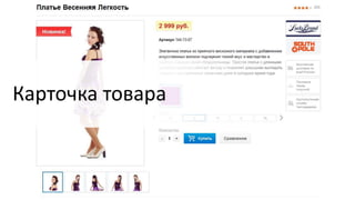 Карточка товара
 