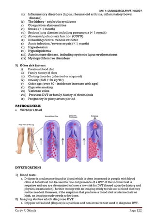 Cardiovascular System Pathology 2014v2 edited by @drjennings argwings