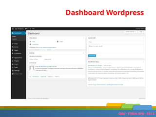Comprehensive Guide to WordPress CMS Dashboard and User Roles | PPTX
